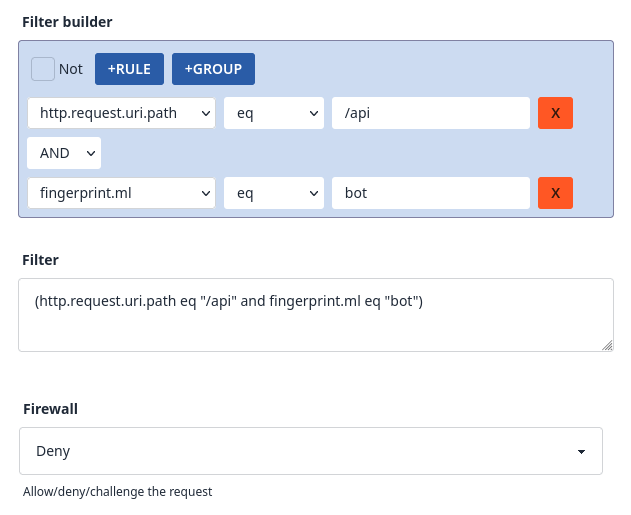 Bot control interface